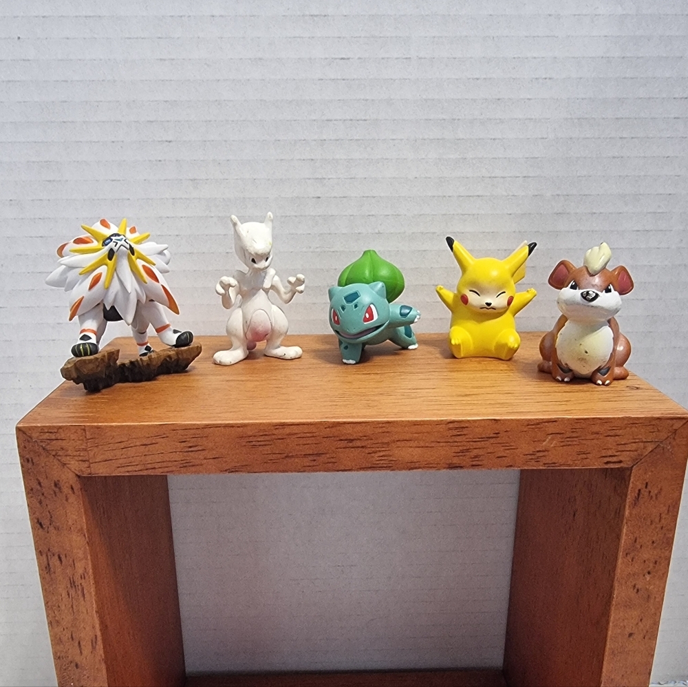Pokemon Miniature Figurine Set Of 5 - Multicolor